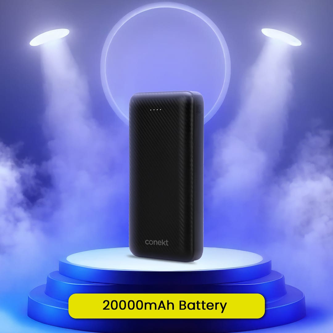Conekt Zeal Fatboy 20000mAh Power Bank. Capacity: 20000mAh