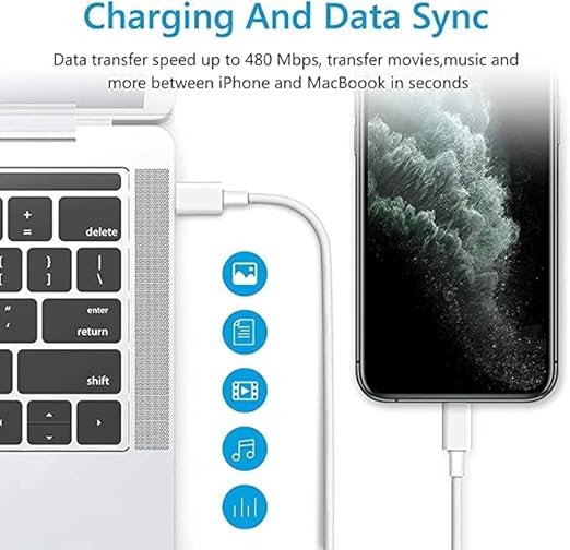 ZERO 20W Charger for iPhone 14 13 12 11Pro Pro Max Mini Series with Type C to Lightening Cable