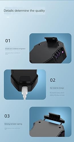 ZERO L-01 Mobile Radiator Cooling pad For PUBG FREE FIRE 1 Fan Ergonomic Cooling Pad with Adjustable Height  (Black)