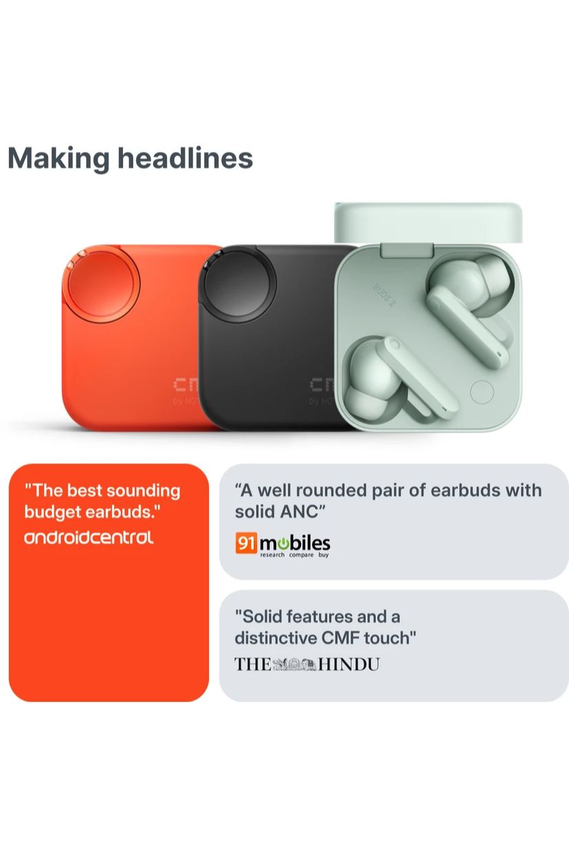 CMF BY NOTHING Buds 2 x 48dB Hybrid ANC Wireless Earbuds