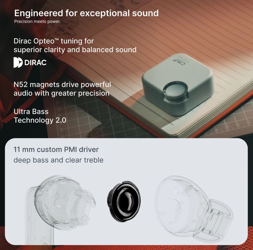 CMF BY NOTHING Buds 2 x 48dB Hybrid ANC Wireless Earbuds