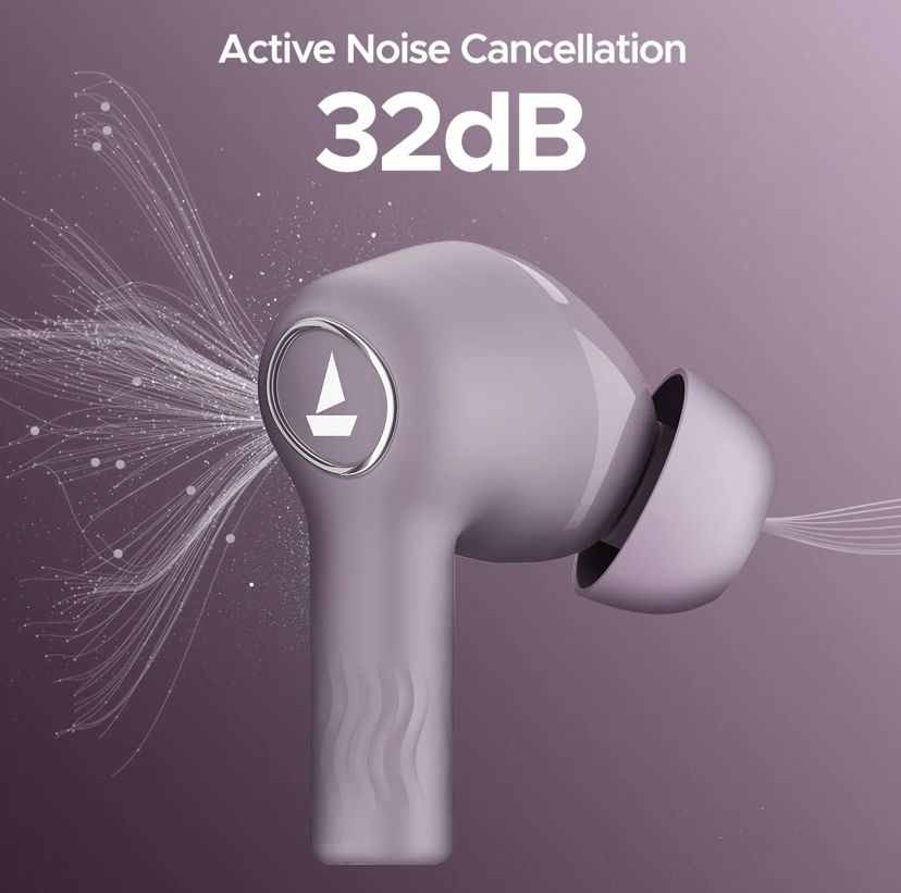 boAt Nirvana Ion ANC, Active Noise Cancellation