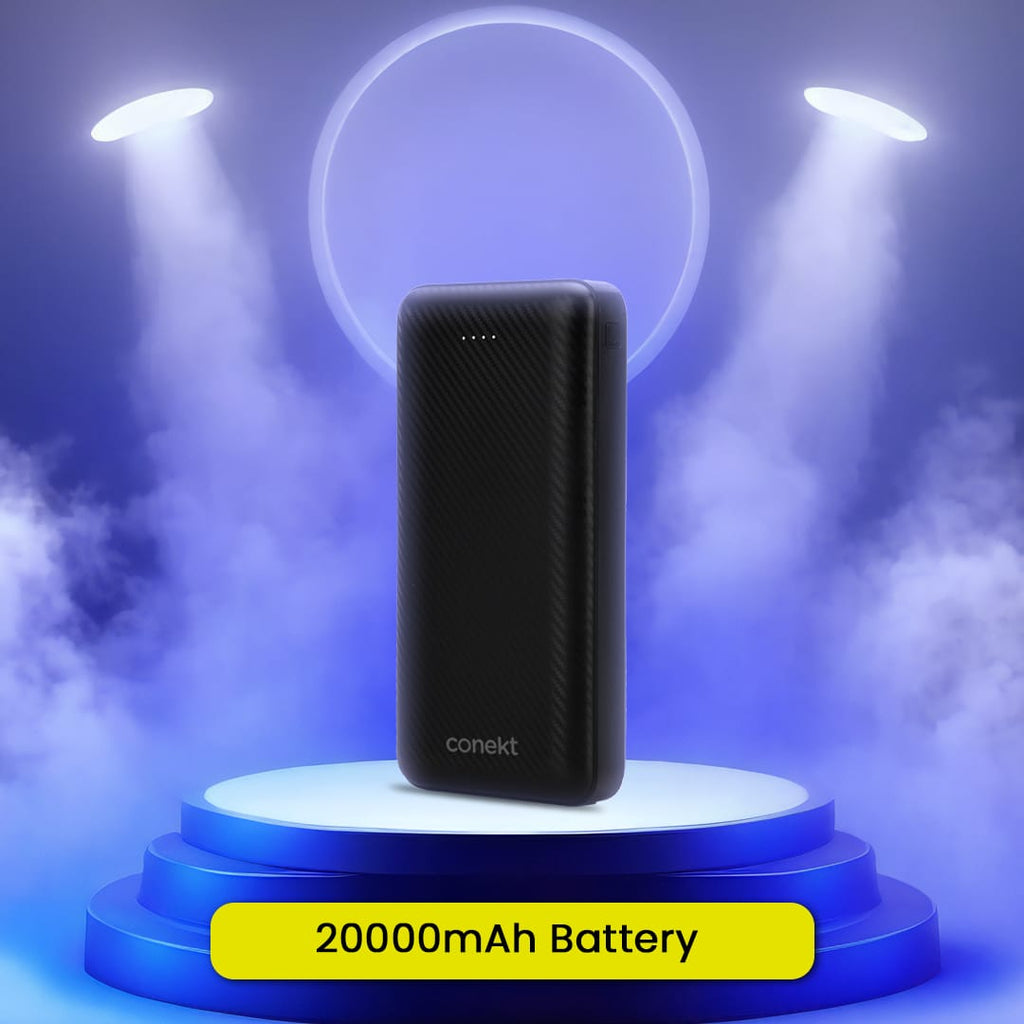 Conekt Zeal Fatboy 20000mAh Power Bank.  Capacity: 20000mAh