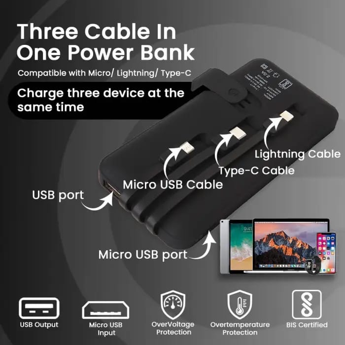 EVM EnCase 10000mAh Power Bank (Model: EVM P0077).