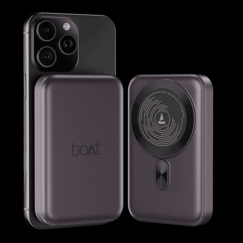 boAt EnergyShroom PB331 Magnacharge 10000mAh Magnetic Wireless Powerbank.