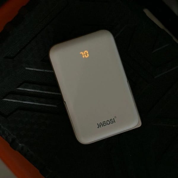 JABOSI Magnetic 15W Wireless Power Bank with Foldable Stand | Ultra-Slim 10000mAh Portable Charger